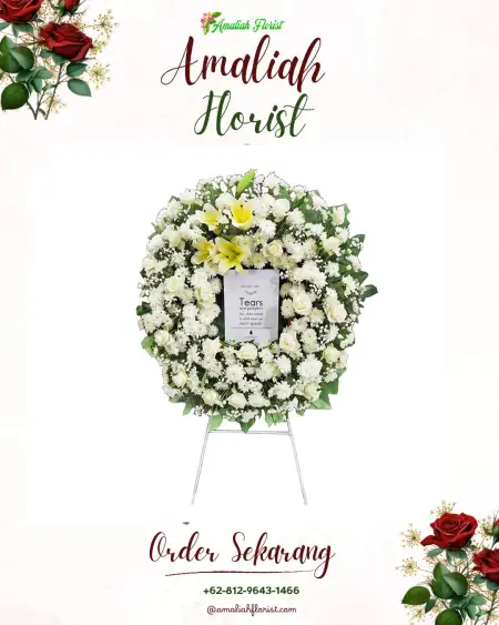 Krans Bunga Duka Cijeler